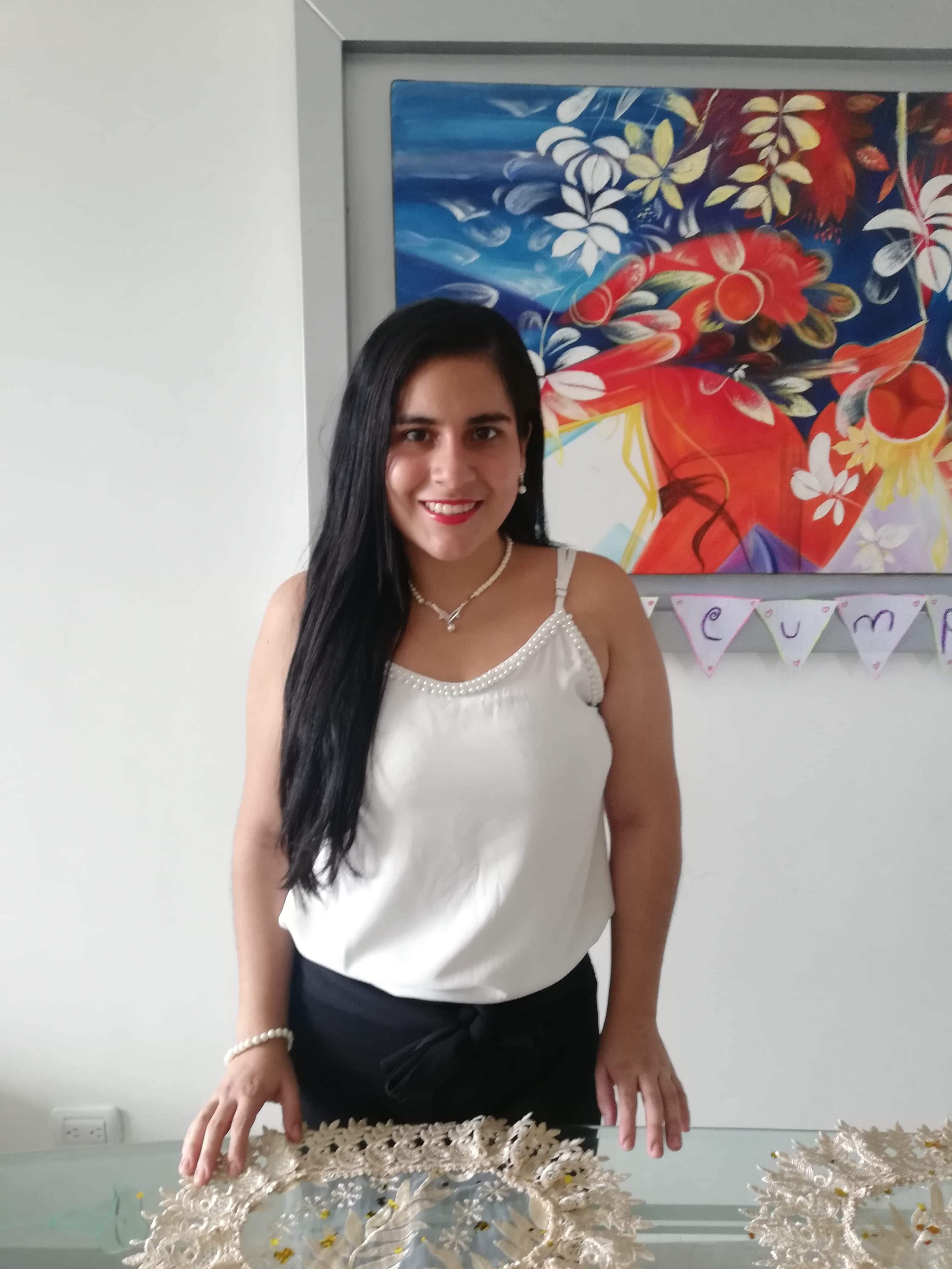 María Camila Ninco, la cumpleañera.